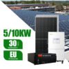 Hot Sale 5kw 8kw 10kw Home Hybrid Solar System with Lithium Battery and Inverter
