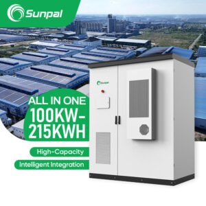 Sunpal Complete Hybrid Solar Energy System Kit 50kW 100kW 200kW 500kW Solar Power Storage System Outdoor