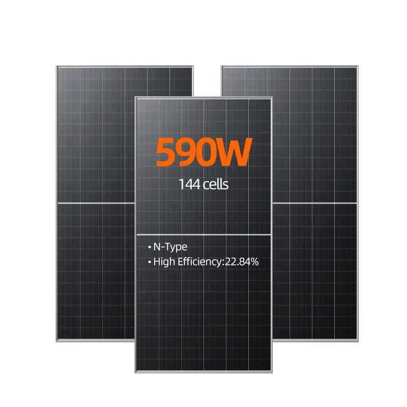 Solar Panels N Type 580W 585W Bifacial Mono Solar Panels 570W 575W for Solar Energy System
