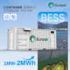 Sunpal ESS Container Batteries System 1MW 1000 KW 2 MWh Lifepo4 Solar Battery Pack