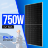 Solar Panels N Type 700W 720w 750W 700 730 Watt Hjt Bifacial Double Glass Mono Photovoltaic Pv Module Price - Image 2