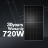 Solar Panels N Type 700W 720w 750W 700 730 Watt Hjt Bifacial Double Glass Mono Photovoltaic Pv Module Price