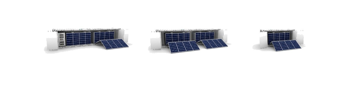 Containerized microgrid system model lineup